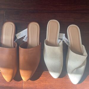 Old Navy Mule Slide Flats Size 8